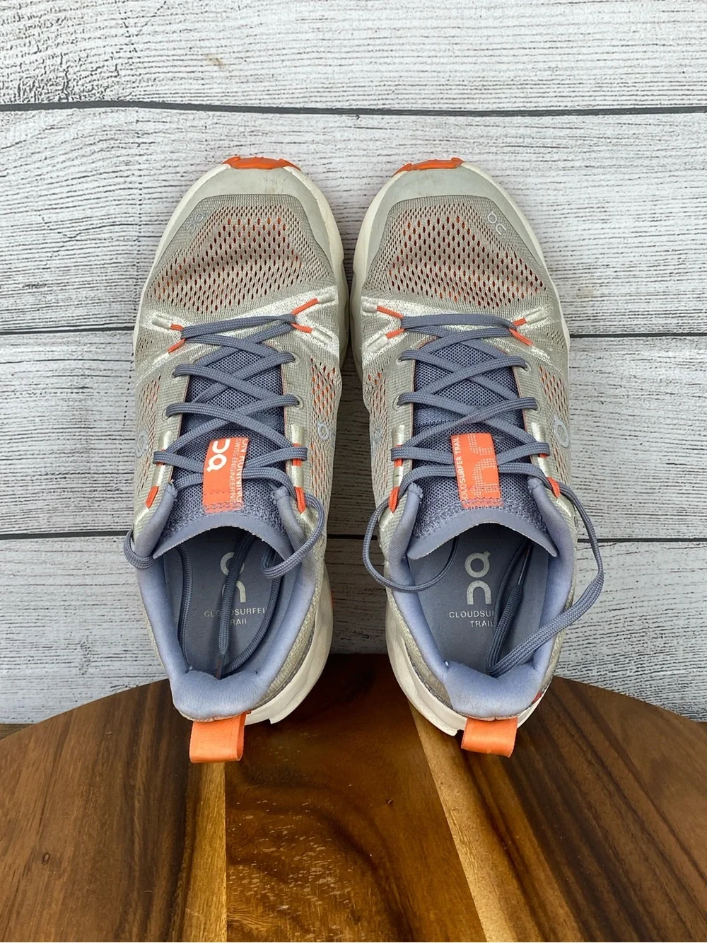 ON Running Cloudsurfer Trail Fossil Ivory Shoes Women’s Sneaker Size 8.5